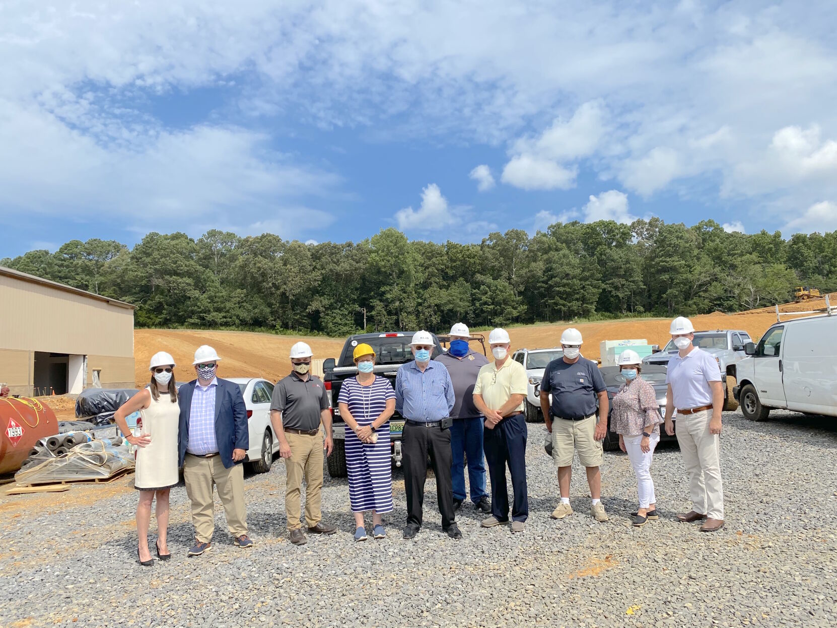Progress on construction of Little Ridge Intermediate School
